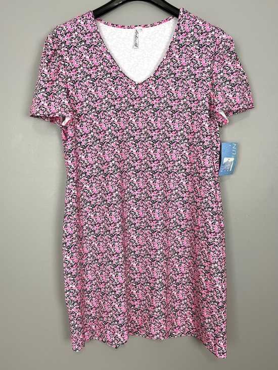 Lulu-B Dresses & Skirts - Lulu-B Leopard Print Puff Sleeve Dress Women’s Size 1X Cooling Smooth Knit